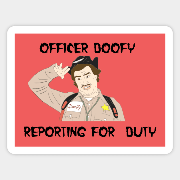 Officer Doofy Sticker by VideoNasties